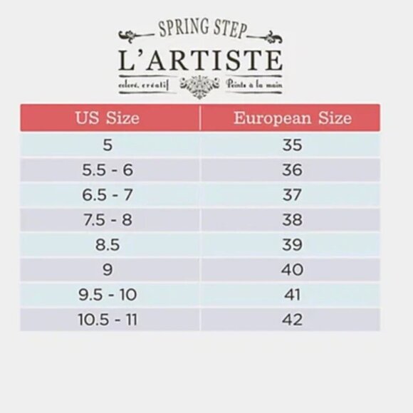 Spring Step L' Artise Chino Shoes Women's Size 9/40 Green Brown Clogs Slip Ons - Picture 5 of 10